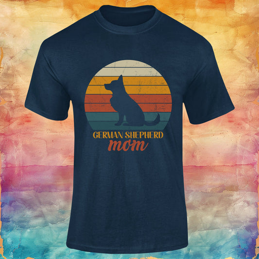 German Shepherd Mom Unisex Softstyle Tee