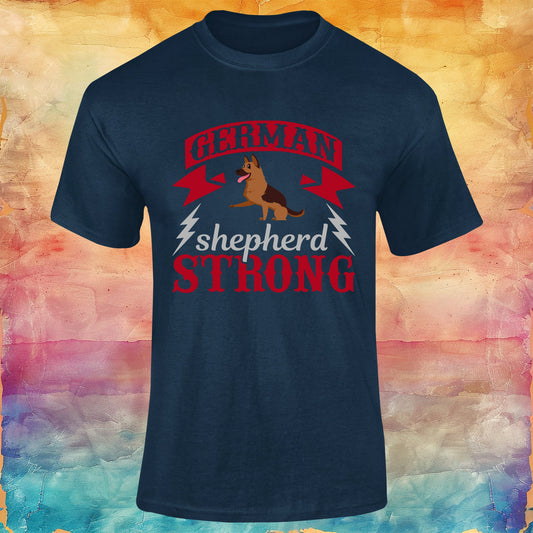 German Shepherd Strong Unisex Softstyle Tee