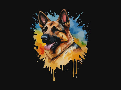 German Shepherd Unisex Softstyle Tee