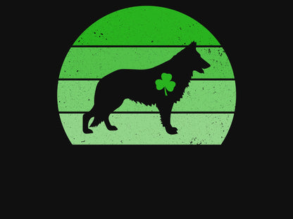 German Shepherd St Patricks Day Unisex Softstyle Tee